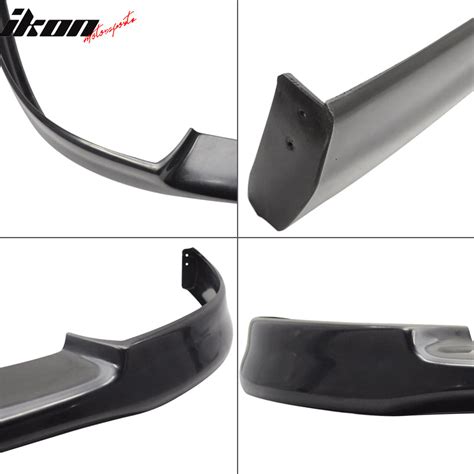 Front Bumper Lip Compatible With 1998 2001 Acura Integra Usdm Factory Style Pu Black Front Lip