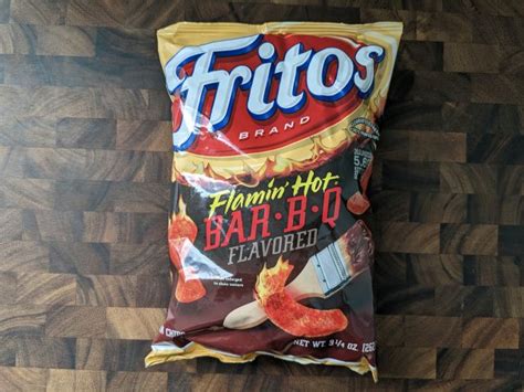 Review Flamin Hot Bar B Q Fritos