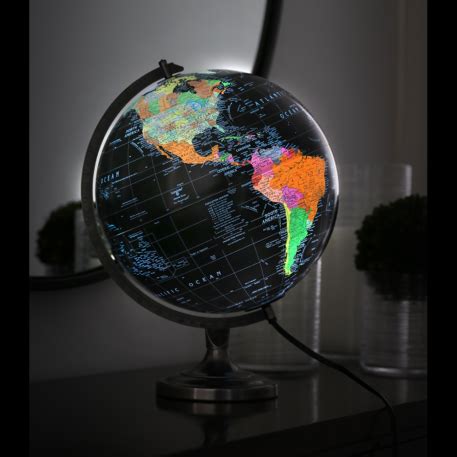 Orion Black Illuminated Desk Replogle Globes