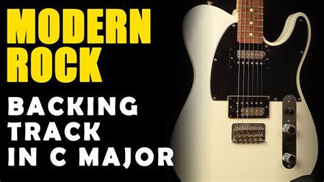 Modern Pop Rock Backing Track In C Major Easy Jam Tracks Youtube