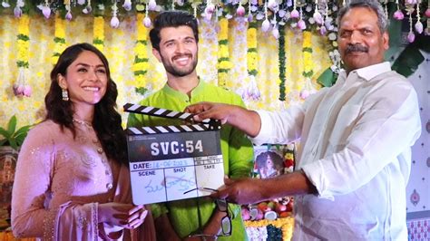 Vijay Devarakonda Mrunal Thakur New Movie Opening VD13 New Movie