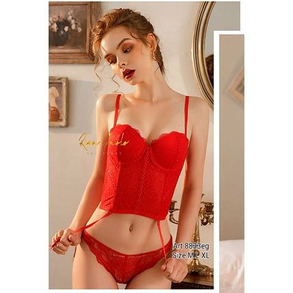 Jual Premium Bra BH Celana Dalam CD G String Set Sexy Hot Lingerie