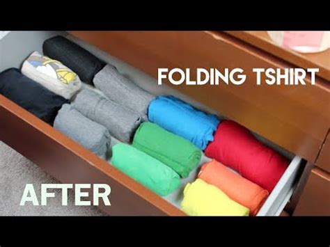 How To Fold A T Shirt For Travel Fold T Shirts Like A Pro Diy Life