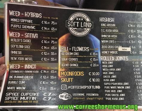 Softland Latest Menu Coffeeshopmenus Org