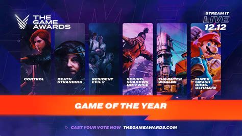 The Game Awards 2019 Nominees