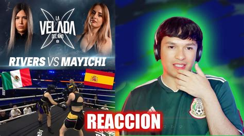 RIVERS VS MAYICHI LA VELADA DEL AÑO 3 reaccion ibai YouTube