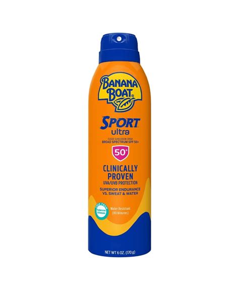 Banana Boat Ultra Mist Sport Performance Continuous Spray Sunscreen Spf