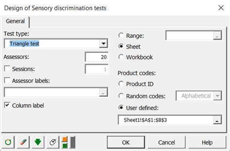 Sensory Discrimination Triangle Test In Excel XLSTAT Help Center