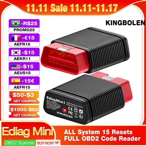 Kingbolen Ediag Mini Car Diagnostic Tools All System Auto Obd Obd