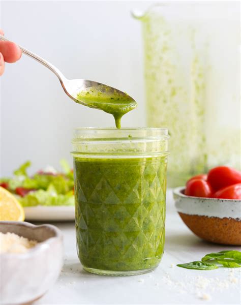 Pesto Salad Dressing Easy Vinaigrette Detoxinista