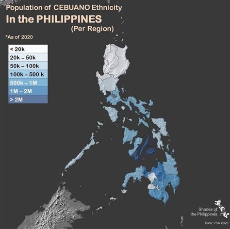 Population of Cebuano ethnicity : r/Philippines