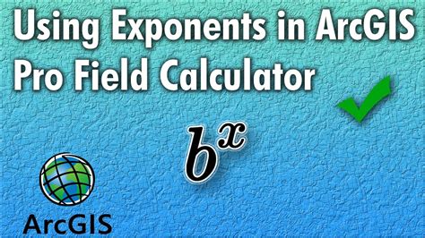 How To Use Exponents In Arcgis Calculate Fields Function Field