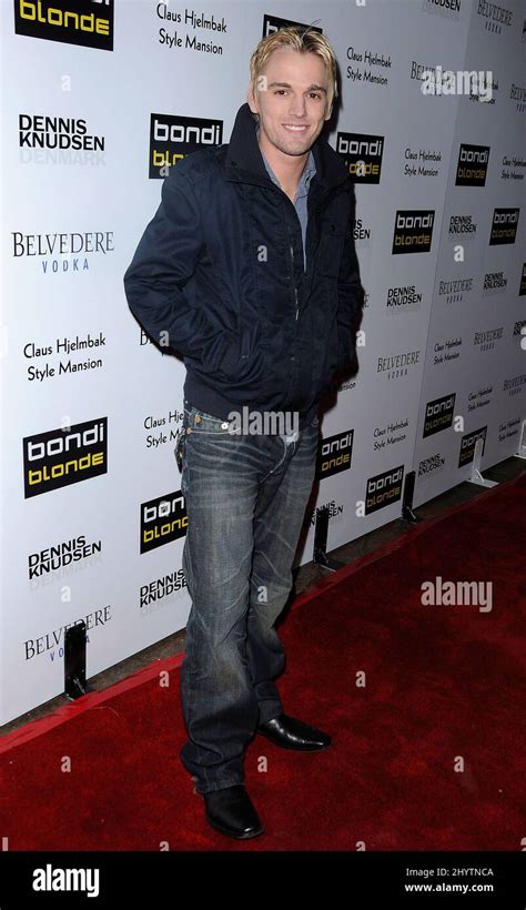 Aaron Carter Attends Bondi Blonde S Style Mansion Hosted By Katy Perry