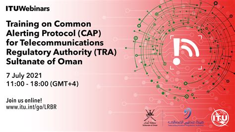 Itu Training On Common Alerting Protocol Cap For Telecommunications