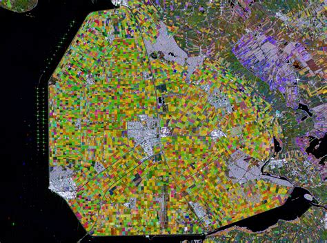 Flevoland, Netherlands From Space: One of the Largest Land Reclamation