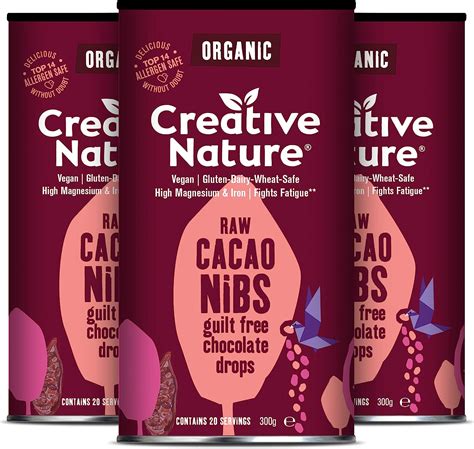 Cacao Nibs G Creative Nature Organic Cacao Nibs Vegan Chocolate