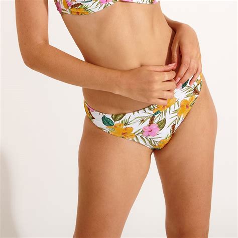 Culotte Per Bikini Merenda Tortuga Bianco Banana Moon La Redoute