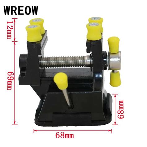 Pc Mini Engraving Table Bench Vise Mini Vice Aluminium Alloy Diy