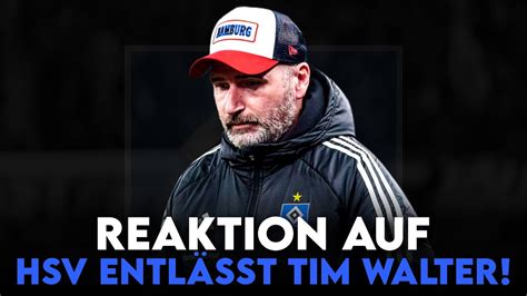 HSV trennt sich von Tim Walter Wer kommt jetzt Trainerwechsel für den