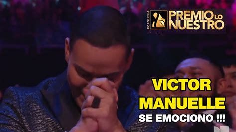 Victor Manuelle Homenaje Premio Lo Nuestro Youtube