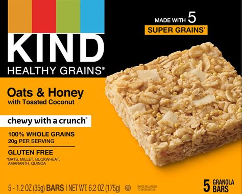 Kind Healthy Grain Bars Oats And Honey With Toasted Coconut Ct Shipt