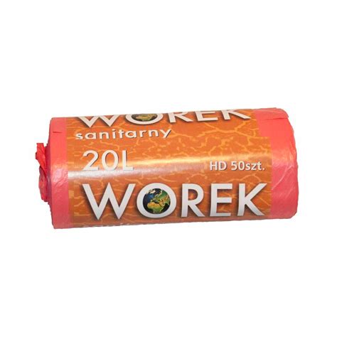 Worki Na Mieci L Hdpe Czerwone Rolka Sztuk Allegro Pl