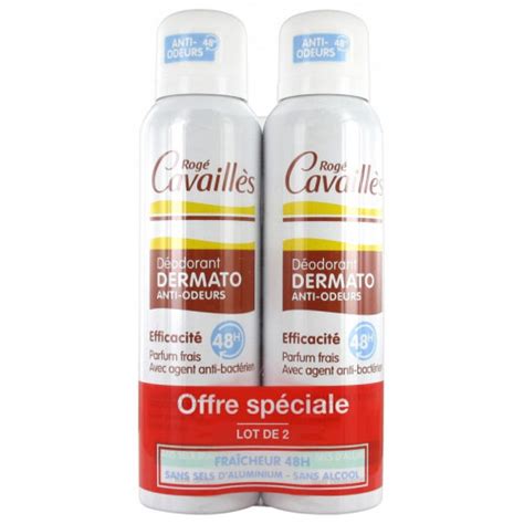 Rog Cavailles D Odorant Dermato Anti Odeurs Spray Lot De X Ml Prix