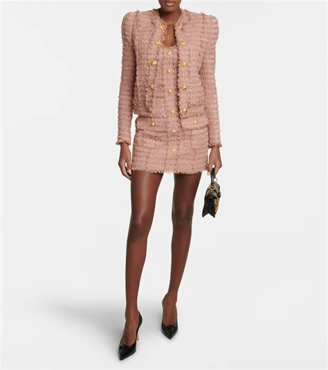 Balmain Tweed Minidress Balmain