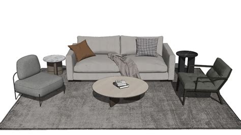 Sofa Set 3d Warehouse