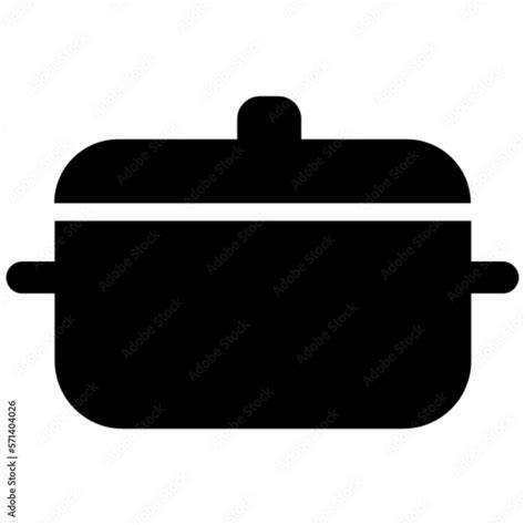 Hot Pot Vector Icon Symbol Logo Clipart Isolated Vector Illustration Vector Illustration