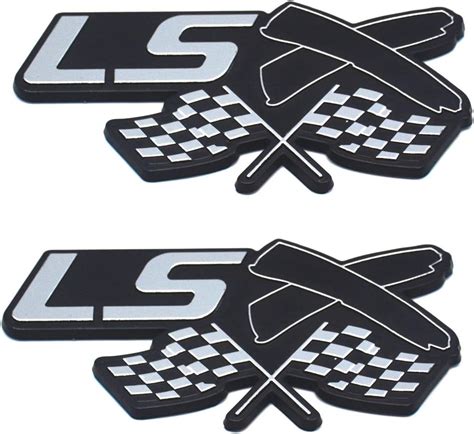 Aimoll Lsx Flag Emblem3d Badge For Decal Fender Door Trunk Hood Gm