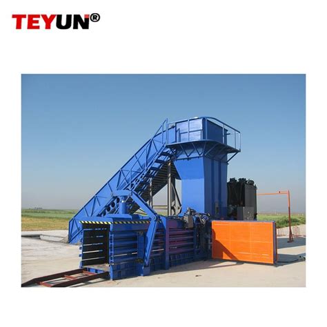 Teyun Hpa 160 Automatic Horizontal Baler Machine With Conveyor China