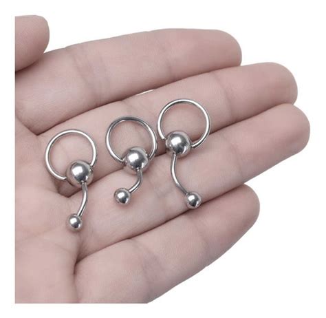 Piercing Ombligo Acero Inoxidable De Mm Con Aro Argolla Meses Sin