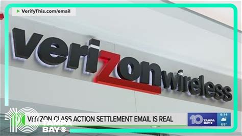 Yes The Verizon Class Action Lawsuit Settlement Email Is Real Youtube