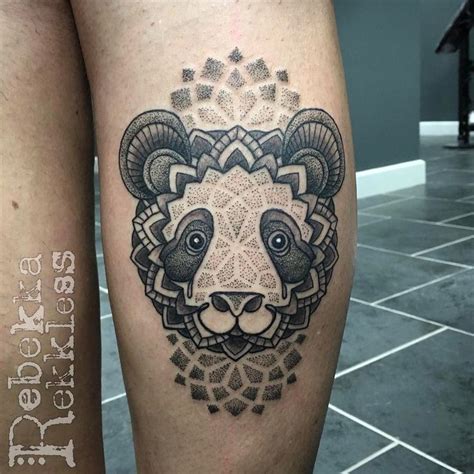 Panda Mandala By Rebekkarekkless At Divine Art Poole Uk Tattoo