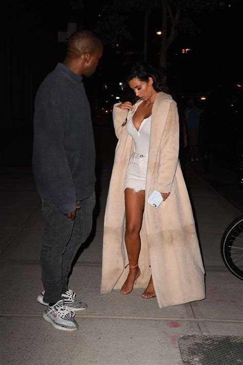 Boob Check Kim Kardashian ExposedStar Flashes Nude Bra In NYC