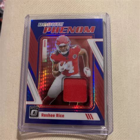 2023 PANINI DONRUSS optique rashee riz recrue phénomène RP RR Kansas