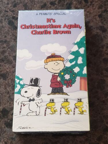 Brand New It S Christmastime Again Charlie Brown Vhs Rare