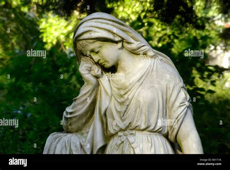 Crying Woman Statue