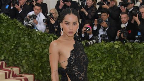 Zoë Kravitz Saint Laurent Met Gala Dress 2018 Popsugar Fashion