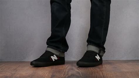 New Balance Numeric 306 Jamie Foy Black Red On Feet Youtube