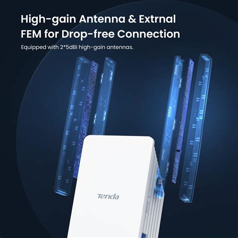 GetUSCart Tenda AX1500 WiFi Extender A23 WiFi 6 Extender Signal