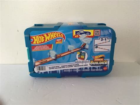 Mattel Hot Wheels Track Builder Ice Crash Pack UPC Hobby House Toys