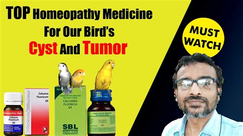 TOP Homeopathy Medicine For Our Birds Cyst And Tumor How To Use