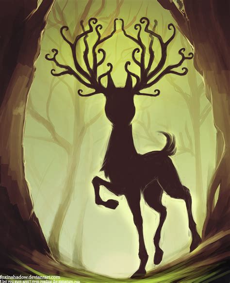 deer god by FoxInShadow on DeviantArt