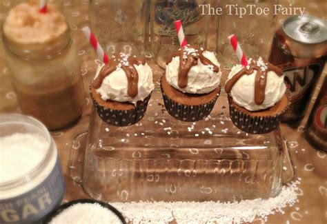 Root Beer Float Cupcakes The Tiptoe Fairy