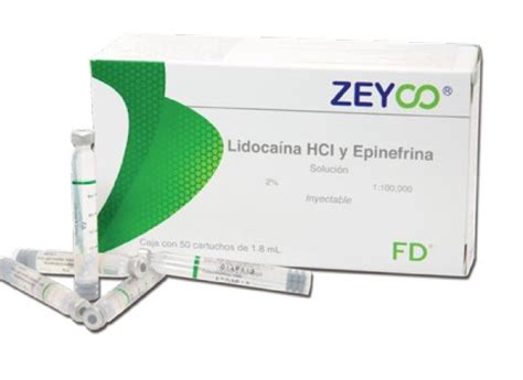 Anestesia Lidocaina Fd Zeyco Epinefrina 2 C 50 Dental 369 00 En