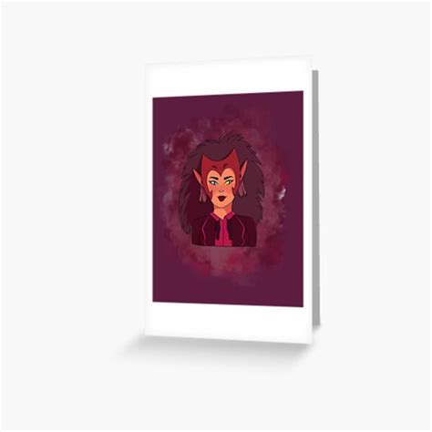 Princess Prom Catra She Ra Drawing Greeting Card By Lady Luana Redbubble