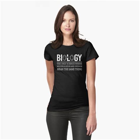 Funny Biology T Shirts Ts For Women Men Biology Lovers T Shirt By