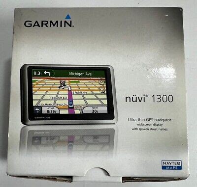 Brand New Garmin nüvi 1300 4 3 Inch Widescreen Portable GPS Navigator